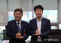 장인호 임상병리사협회장, 오기형 의원과 코로나19  확산방지 간담회