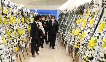 현장 출동 중 교통사고 순직 소방관 영결식
