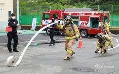 부산 북부소방서, 2021년 상시 소방훈련 종합우승