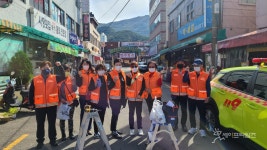 해운대소방서, 의용소방대원과 전통시장 화재안전 점검