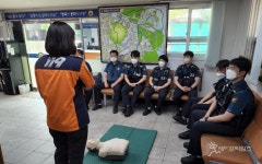 중랑경찰서, 중랑소방서와 찾아가는 CPR 교육 구조 능력↑