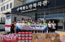 서부발전, 고령층·독거노인 재난안전물품 지원