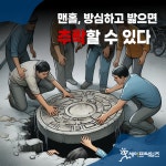 근생시설 오수관로매설 | [SAFE-4-DAY] 맨홀, 방심하고 밟으면 추락할 수 있다