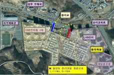 청주시 율량동 중리마을 진입도로 넓힌다