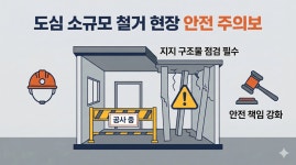 마포 철거현장서 2m 벽체 붕괴 … 50대 작업자 끝내 숨져