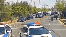 CU 물류센터 집회현장서 사고 … 1명 사망