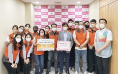 [포토] 코레일관광개발 용산승무지사 사회봉사단, 방배동 수재민 지원