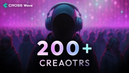 넥써쓰, 오픈 앞둔 크로쓰 웨이브 관심...글로벌 크리에이터 200명 이상 몰렸다