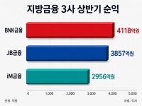 지방금융 상반기 비은행·비용 부담이 가른 실적···JB 순익 늘고 BNK·iM 감소