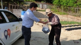 강천면행정복지센터, 취약계층을 위한 행복도시락 전달