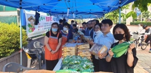 의정부시 로컬푸드 수요직거래장터 개장
