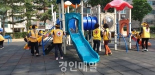 계양구자원봉사센터, 다중이용시설 소독 및 환경정화활동