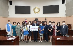 구리시의회, BMK 대한민국 축복봉사단 후원물품, 관내 어린이집에 지원하는 자리마련