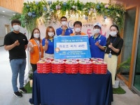 양주시자원봉사센터·양주시청년회의소, 양주시장애인종합복지관에 따뜻한 피자 40판 선물