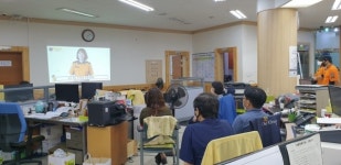 동두천시 생연1동 행정복지센터, 합동 소방훈련 실시