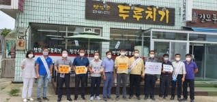 이천시 설성면이장단, 마스크착용 준수 캠페인 펼쳐