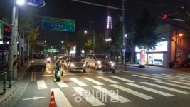 인천 동구, 횡단보도 LED 조명장치 일제점검 실시