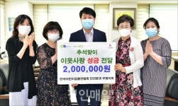 인천 부평지역 어린이집 연합회, 희망 2020, 추석맞이 이웃사랑 성금 전달