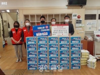 인천 연수구 선학동, 홀몸 어르신을 위한 긴급 생필품 상자 전달