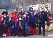 오남읍사무소, 설해대비 모래주머니 제작