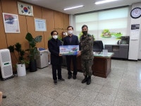 전곡읍방위협의회, 군부대에 방역기 전달