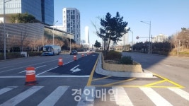 인천경제청, 교차로 9곳에 대한 교통체계 개선 공사 완료