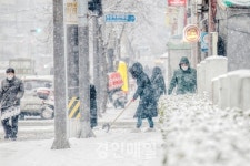 계양구, 폭설에 따른 제설 총력 대응