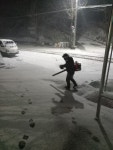 금사면, 주민 스스로 제설작업에 앞장