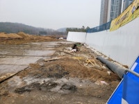 안산시 상록구 사동 신축현장 붕괴로 교통통제