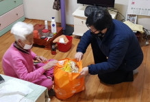 대야동, 독거노인 가정방문 및 밑반찬 전달