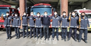 박남춘 인천시장, 공단소방서 도림119안전센터 격려 방문