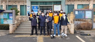 길상면 의용소방대, 설 명절 연휴 코로나19 집중 방역활동 나서