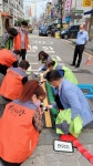 계양구 작전2동 주민자치회 작전시장 바닥 특화사업 실시