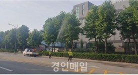 남동구, 남동산단 가로수 병해충 방제 총력