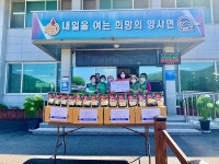 강화군 양사면 꽃동네 요양원, 중복맞이 취약계층 삼계탕 나눔 전달