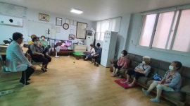 용문면, 코로나19 확산 예방 및 폭염 대비 경로당(무더위 쉼터) 운영 관리 점검 실시