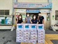 신성교회, 주안5동에 라면100상자 후원
