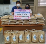인천터미널정형외과, 간석1동 저소득층 이웃에 후원품 기탁