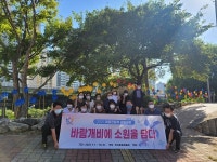 안양시 석수3동, 벚꽃길 초입에 벚꽃모양 바람개비 설치