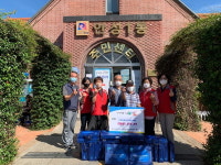 기부천사 우주공업사 김학균 대표, 안성1동에 이웃돕기 온정 물품 기탁