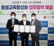 인천 중구↔이마트 동인천점, 롯데마트 영종도점  평생교육 활성화 업무협약 체결