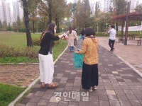 남동구 논현고잔동 논고 봉사 원정대상가 밀집지역 환경정비 실시