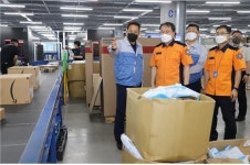 인천소방본부, 대형 물류창고 소방안전 현장 확인