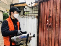 동두천시 중앙동, 건강취약 독거노인 가정 대상 방역 실시