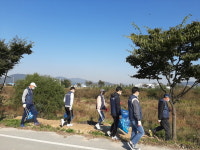 안성시 도로시설과, 자전거도로 쓰레기 줍기 봉사활동 펼쳐