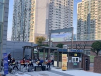 미추홀구 용현5동 초·중·고교 등굣길로 찾아가는 작은 음악회