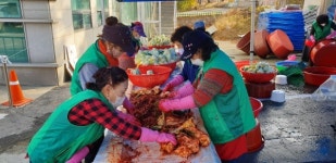 강화군 화도면 부녀회 사랑의 김장 나누기행사