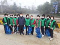 일죽면 새마을부녀회, 환경 정화활동 실시