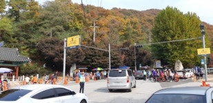 동두천시 모범운전자회, 소요산 단풍철 교통정리 지원