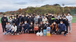 양주시 회천2동 체육회, 덕계고등학교 육상부에 격려품 전달